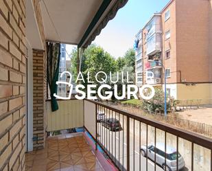 Balcony of Flat to rent in Leganés  with Heating, Terrace and Furnished