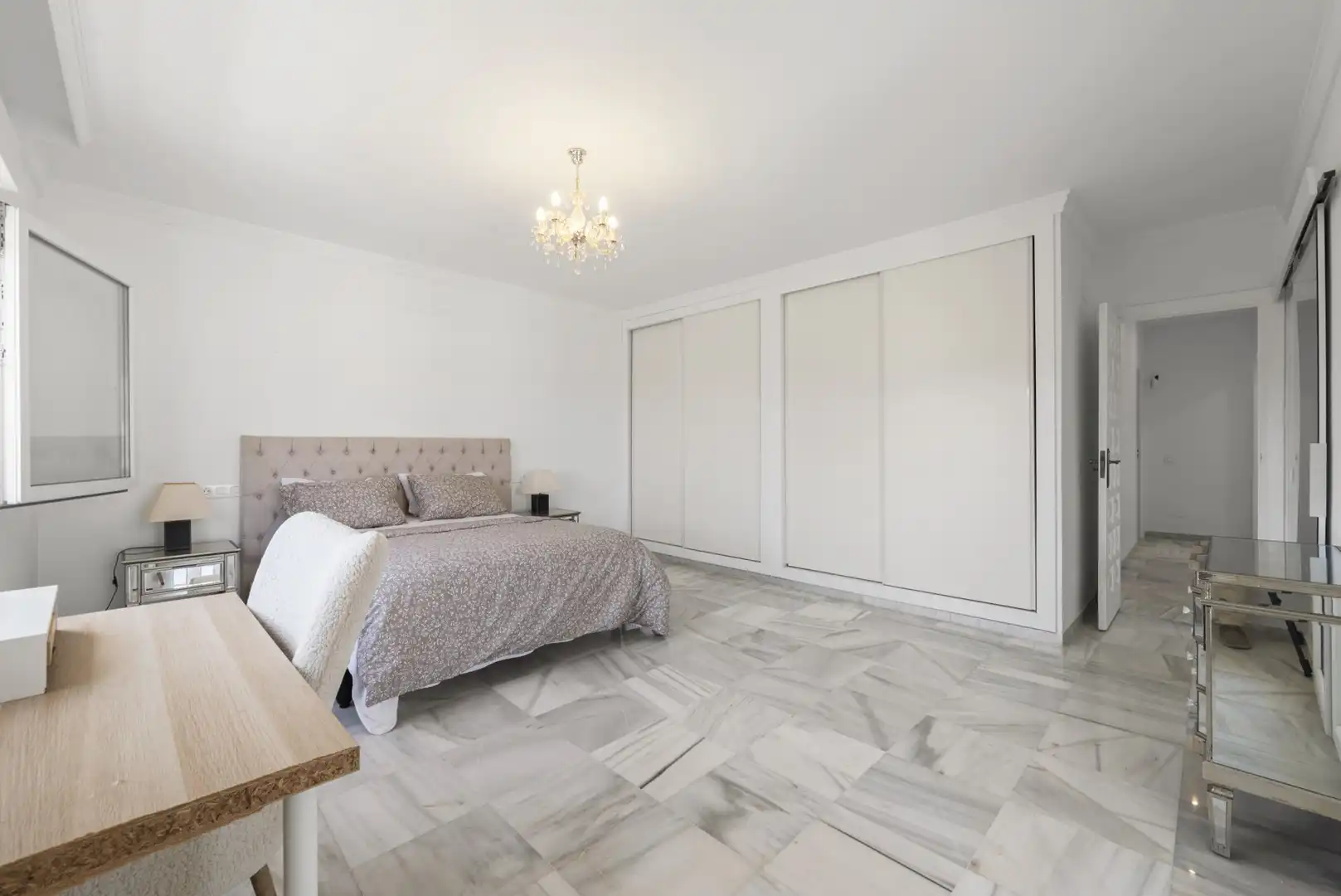 Bedroom of Houses for sale in Mijas  with Air Conditioner, Private garden and Terrace