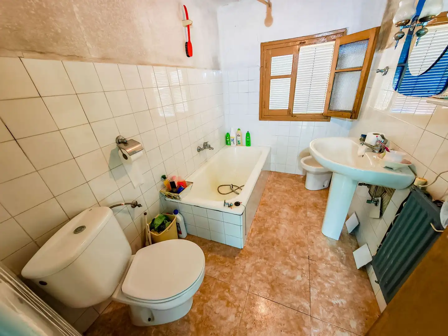 Baño de Casa o chalet en venta en Bembibre con Calefacción, Jardín privado y Amueblado