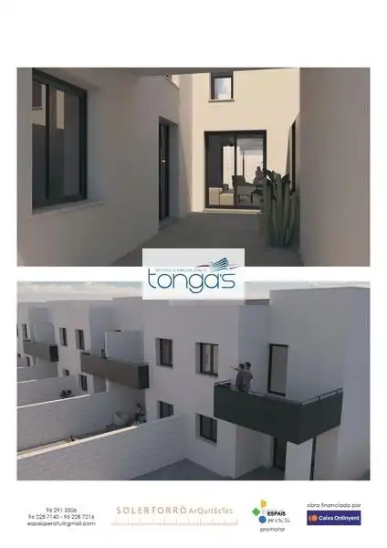 Terrassa de Casa adosada en venda en Xàtiva amb Jardí privat, Terrassa i Balcó