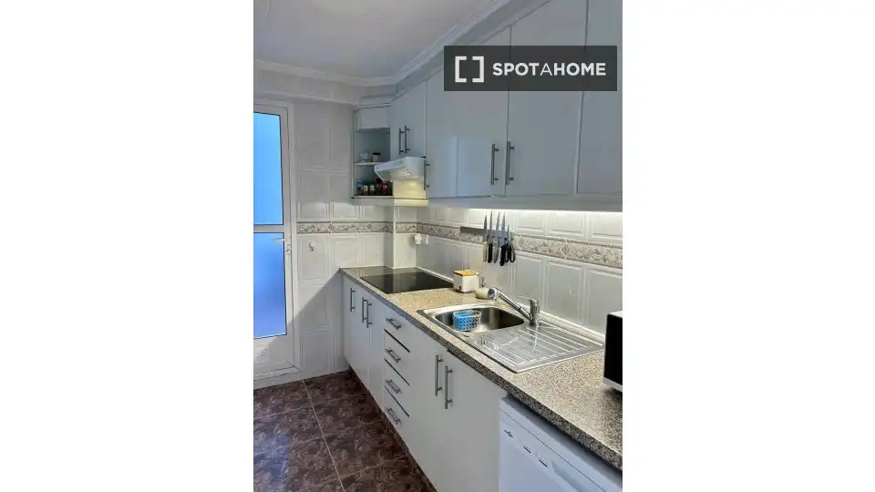 Kitchen of Flat for rent in Cullera  with Air Conditioner, Heating and Furnished