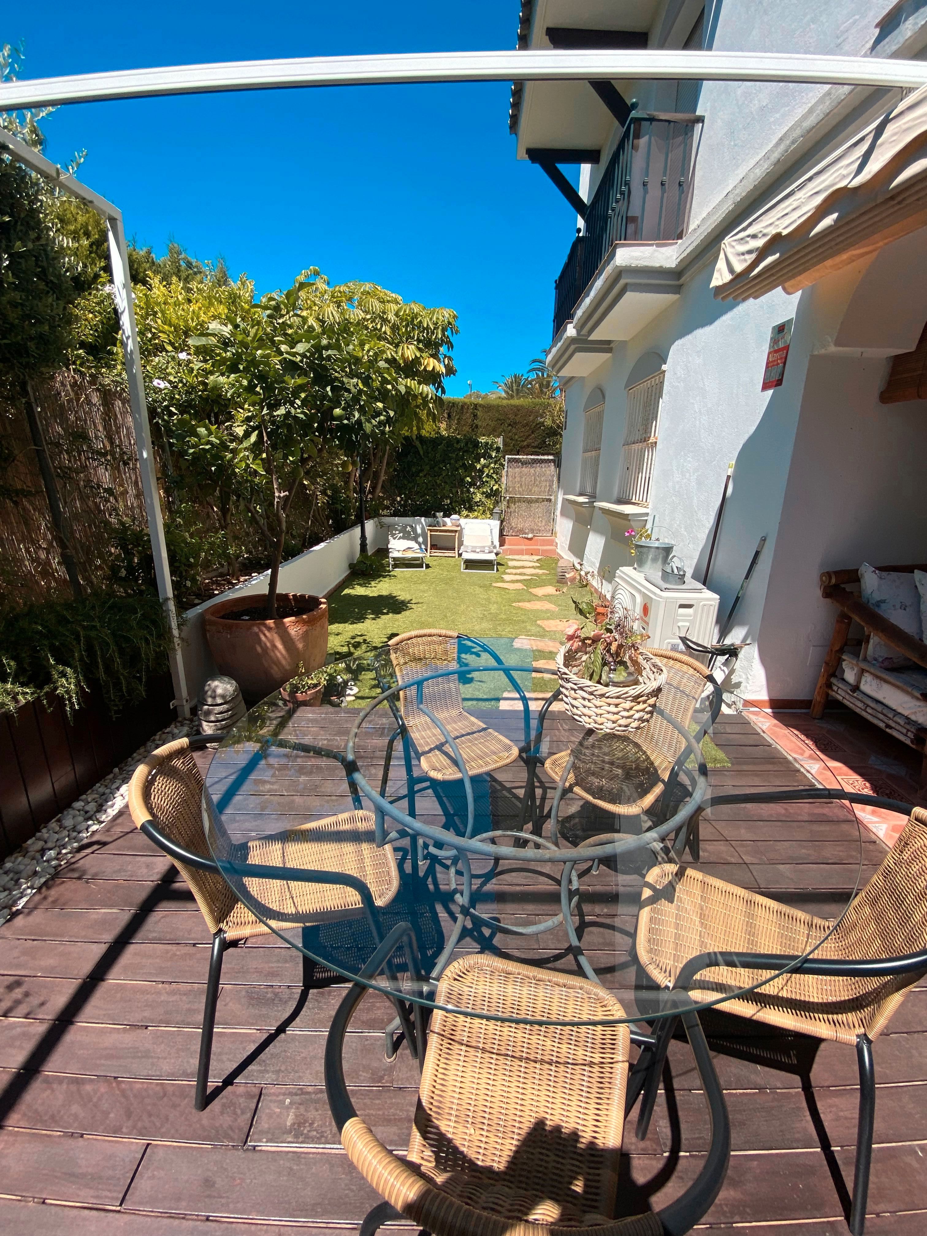 Terrassa de Planta baixa en venda en Marbella amb Aire condicionat, Jardí privat i Terrassa