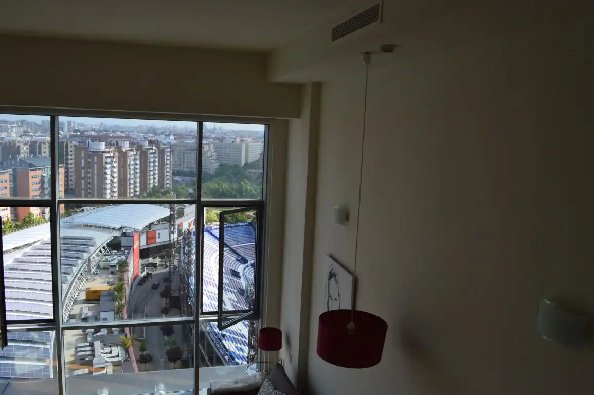 Balcony of Lofts for rent in Valencia  with Air Conditioner, Heating and Parquet flooring