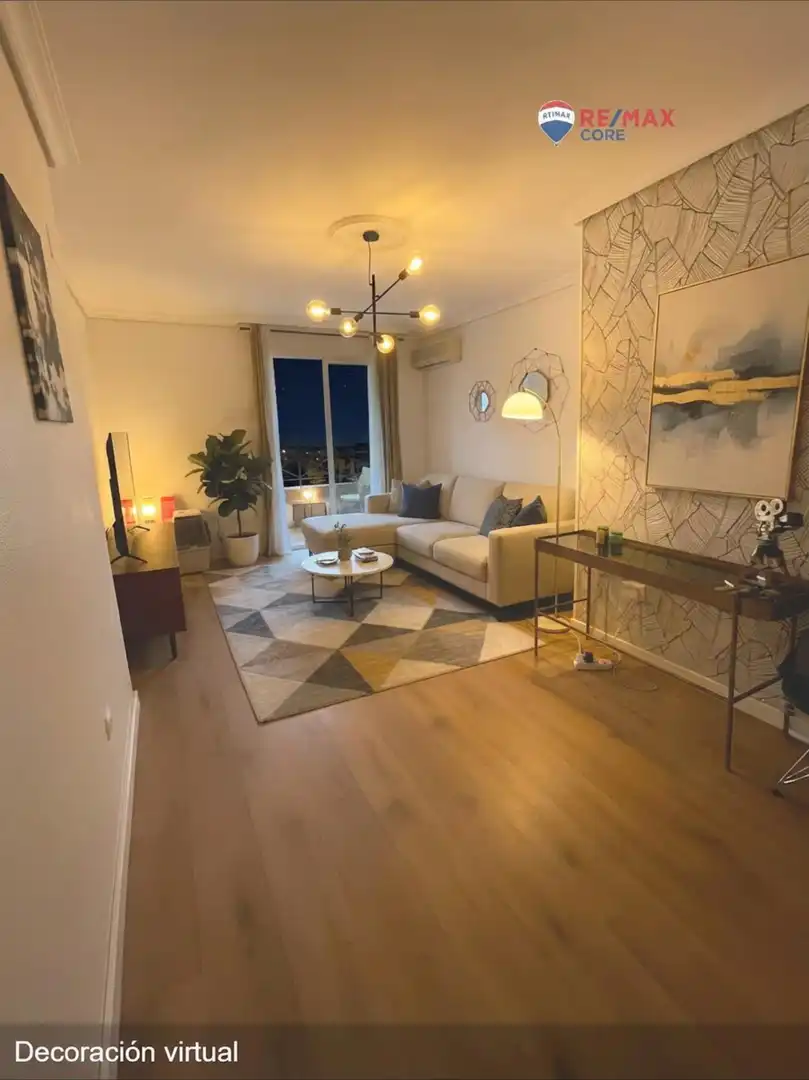 Sala d'estar de Pis en venda en Badajoz amb Aire condicionat i Terrassa