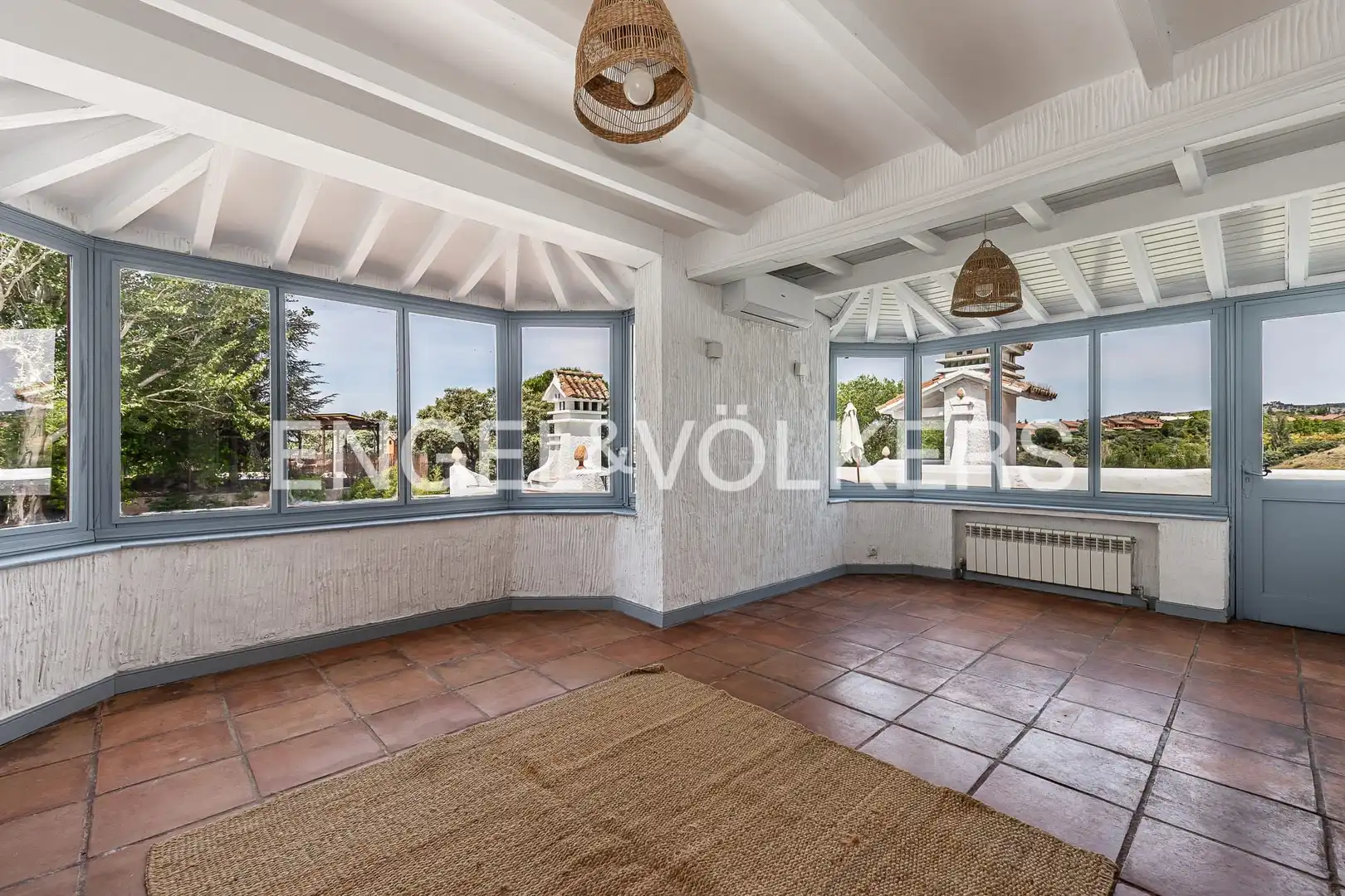 Sala de estar de Casa o chalet de alquiler en Las Rozas de Madrid con Calefacción, Jardín privado y Terraza