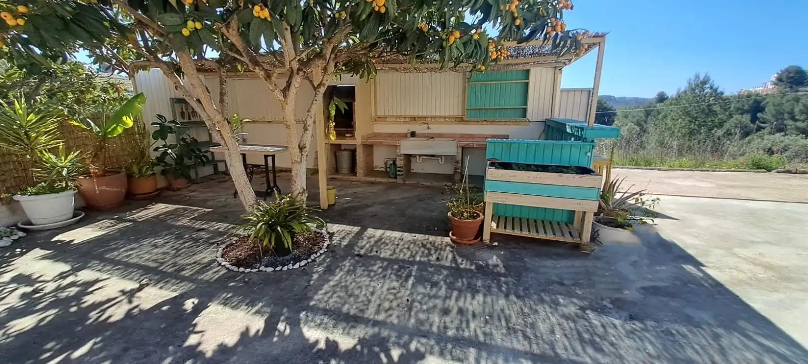 Terraza de Casa adosada de alquiler en Benissa con Amueblado y Piscina comunitaria