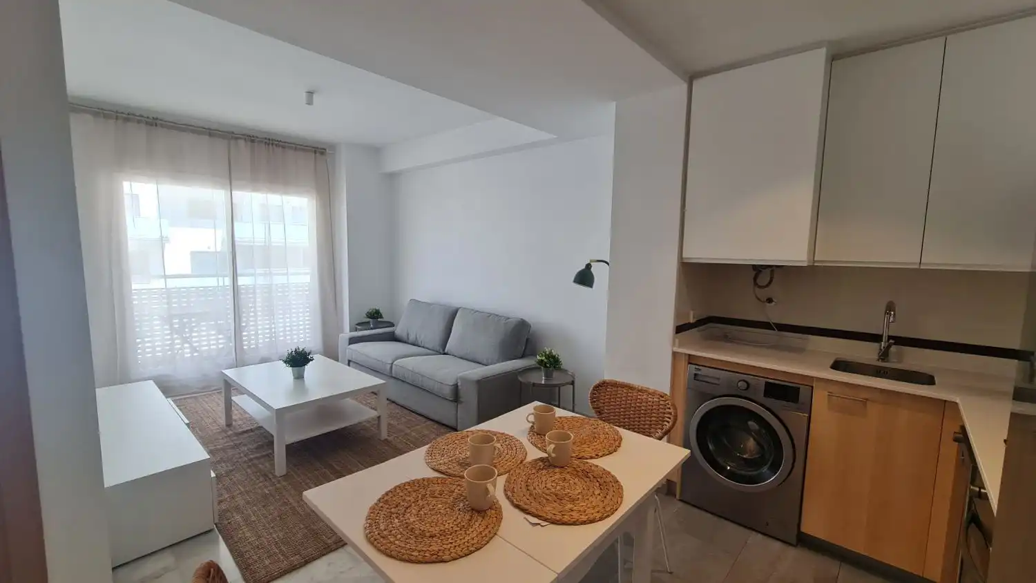 Living room of Flat for rent in Málaga  with Air Conditioner, Heating and Terrace
