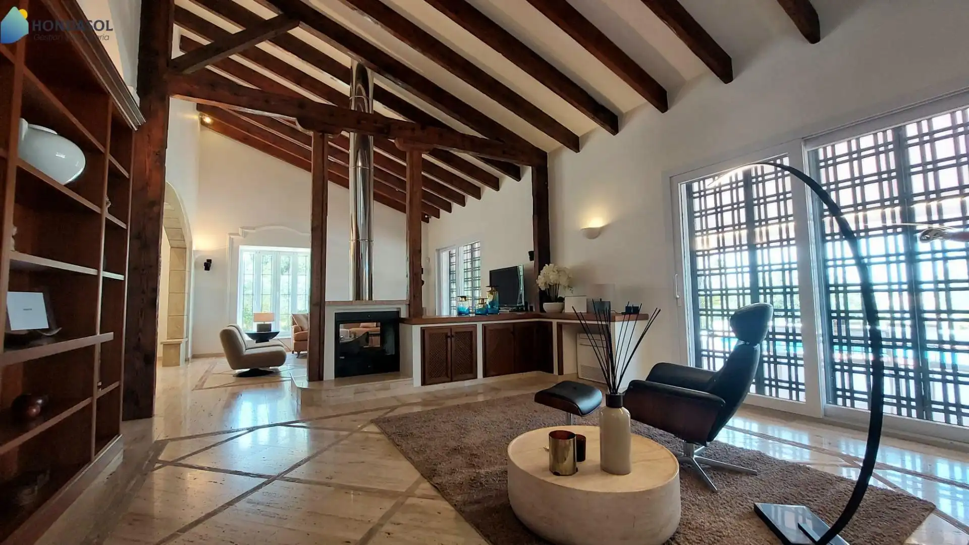 Sala d'estar de Casa o xalet en venda en Cartagena amb Aire condicionat, Jardí privat i Terrassa
