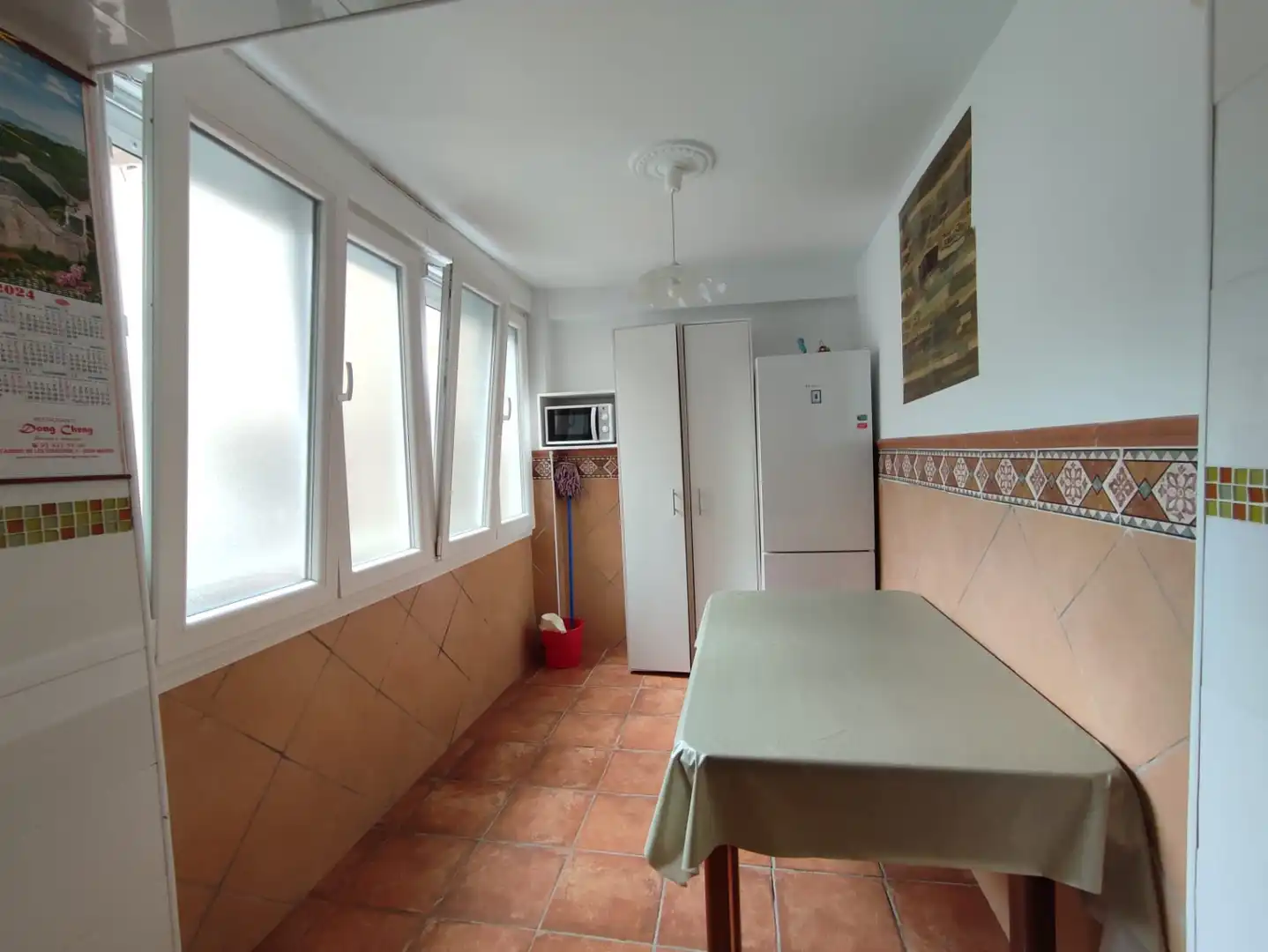 Kitchen of Flat for rent in Gijón   with Heating and Parquet flooring