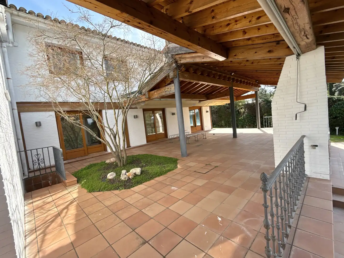 Terraza de Casa o chalet en venta en Las Rozas de Madrid con Aire acondicionado, Calefacción y Jardín privado