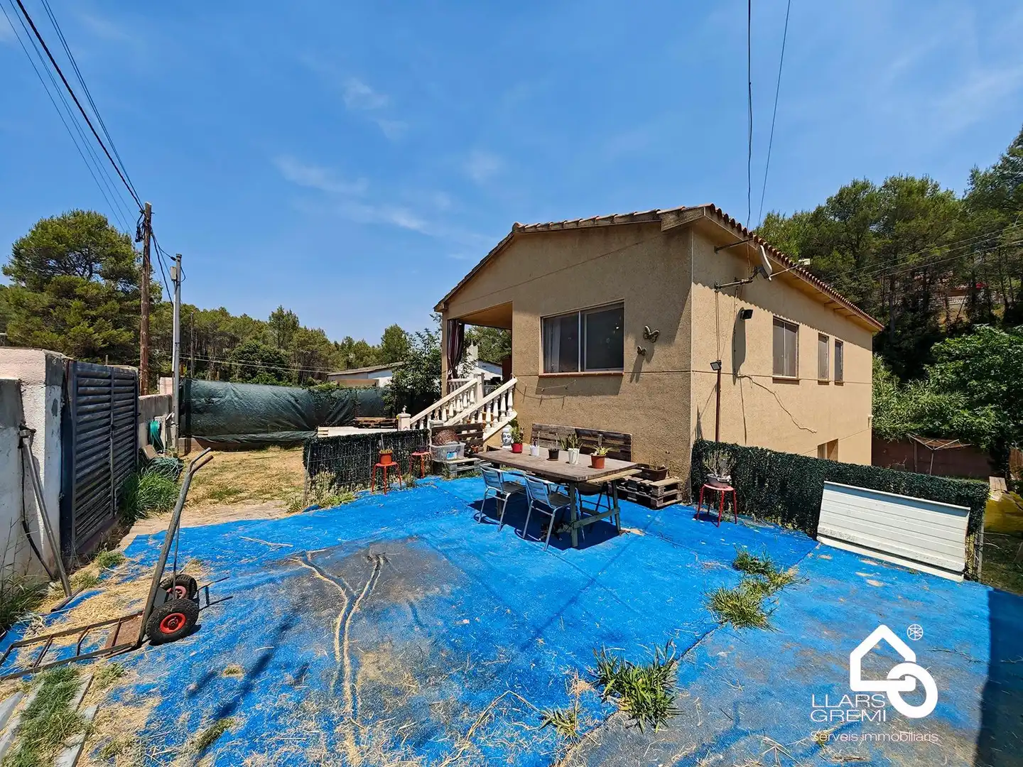 Vista exterior de Casa o xalet en venda en Cabrera d'Anoia amb Calefacció, Jardí privat i Terrassa