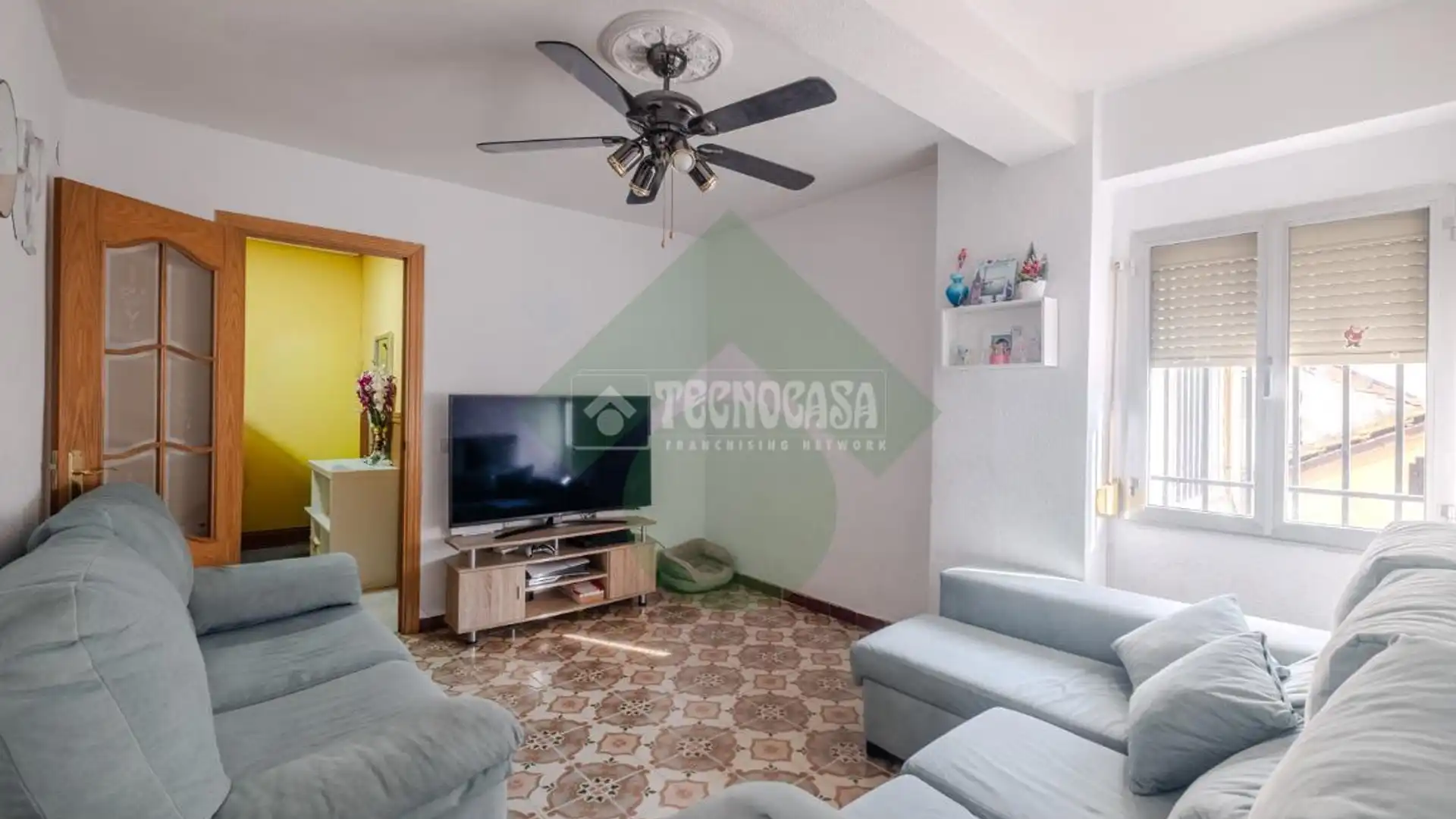 Wohnzimmer von Wohnung zum Verkauf in  Madrid Capital mit Klimaanlage, Terrasse und Möbliert