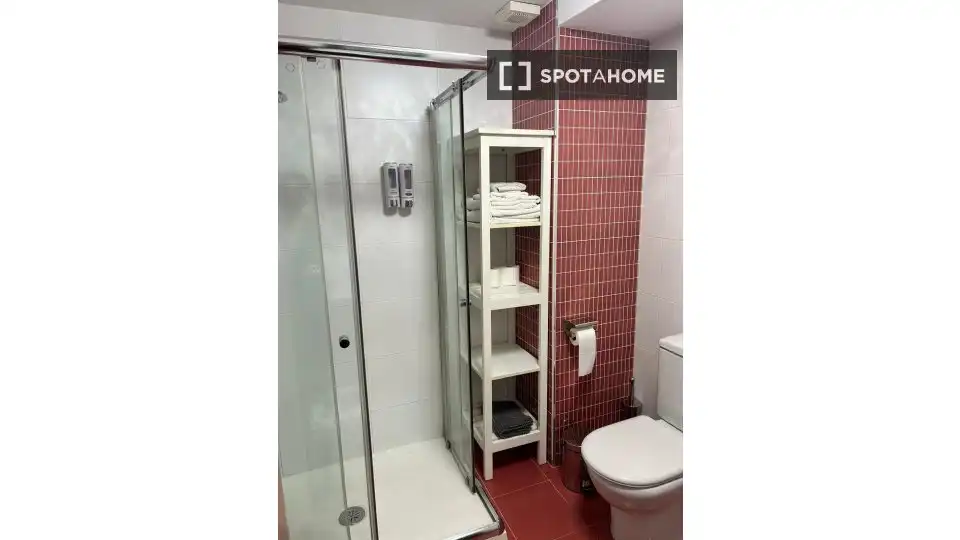 Baño de Apartamento para compartir en Granada con Aire acondicionado, Terraza y Amueblado