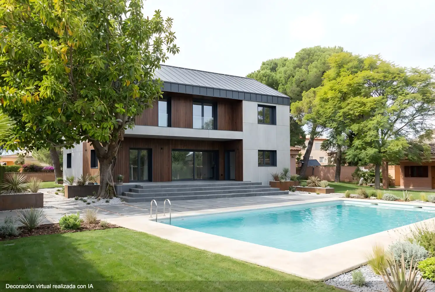 Exterior view of Houses for sale in La Pobla de Vallbona  with Air Conditioner, Heating and Private garden