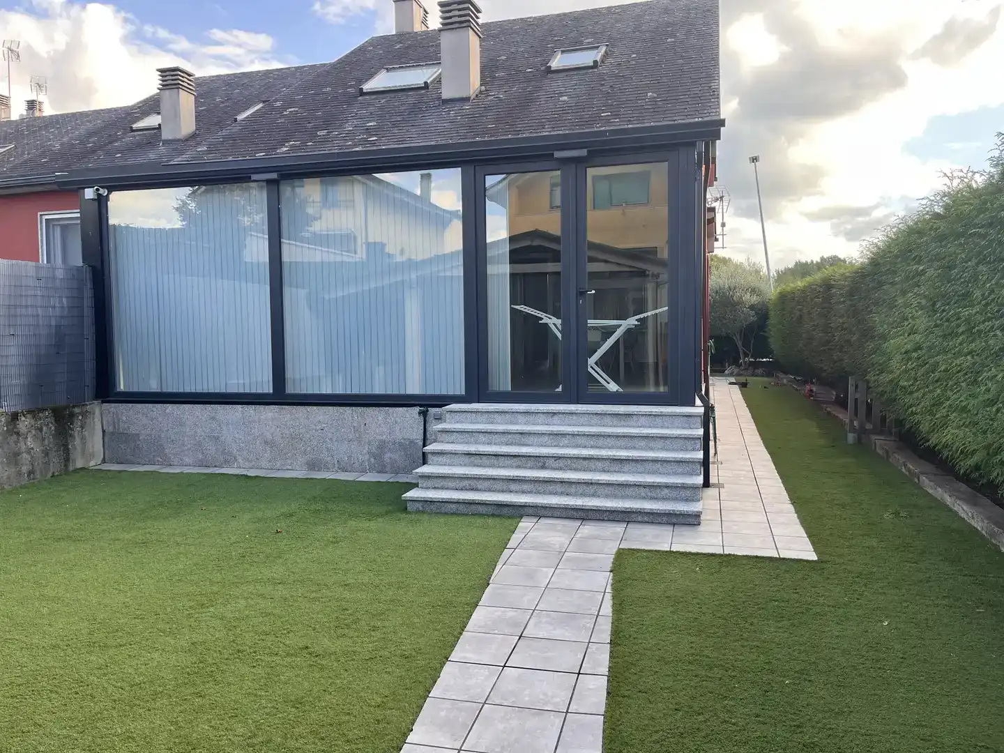 Terrassa de Casa o xalet per a compartir en Outeiro de Rei amb Jardí privat, Parquet i Traster