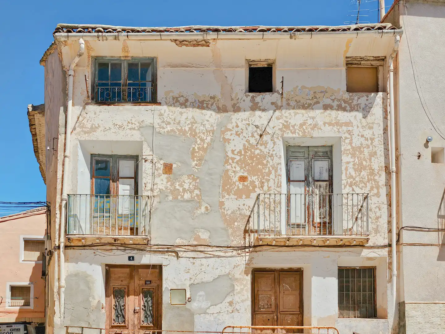 Vista exterior de Casa o xalet en venda en Brea de Aragón amb Balcó