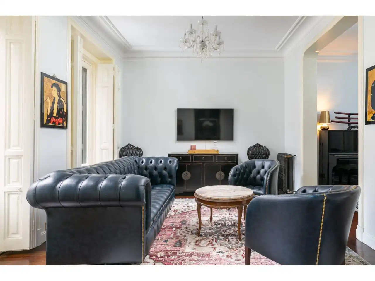 Sala de estar de Piso en venta en Madrid con Aire acondicionado, Calefacción y Balcón
