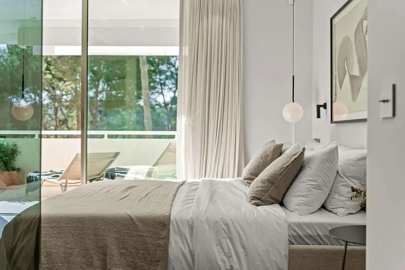 Dormitori de Apartament en venda en Calvià amb Aire condicionat, Calefacció i Jardí privat