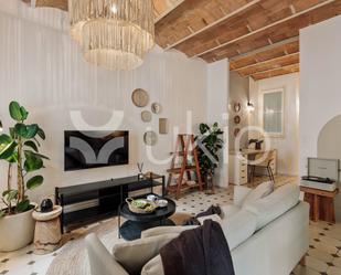 Sala d'estar de Apartament de lloguer en  Barcelona Capital amb Aire condicionat, Calefacció i Moblat