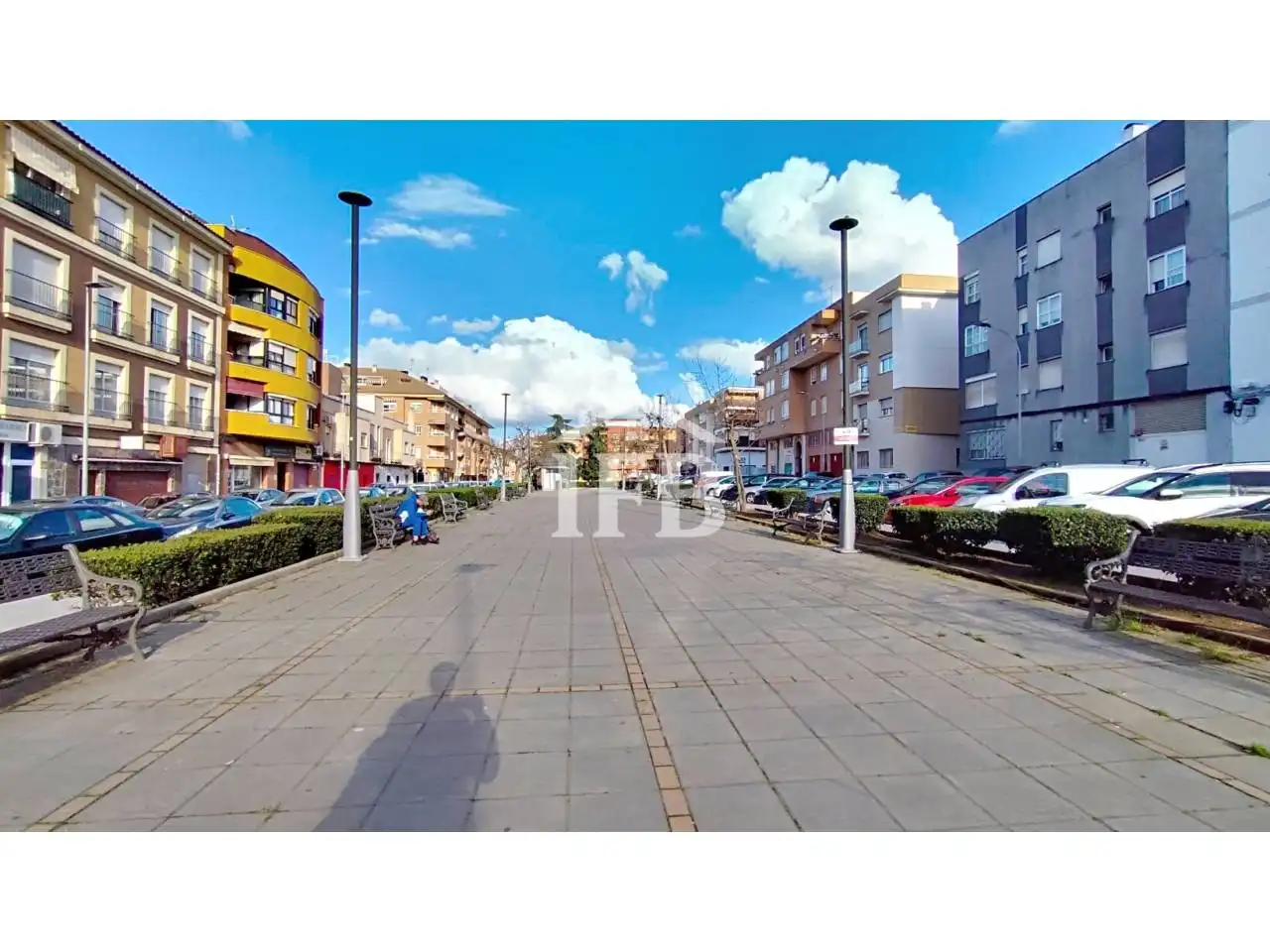 Vista exterior de Pis de lloguer en Badajoz amb Aire condicionat, Calefacció i Moblat