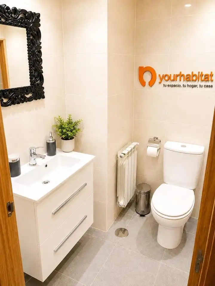 Baño de Piso de alquiler en Getafe con Aire acondicionado, Calefacción y Terraza