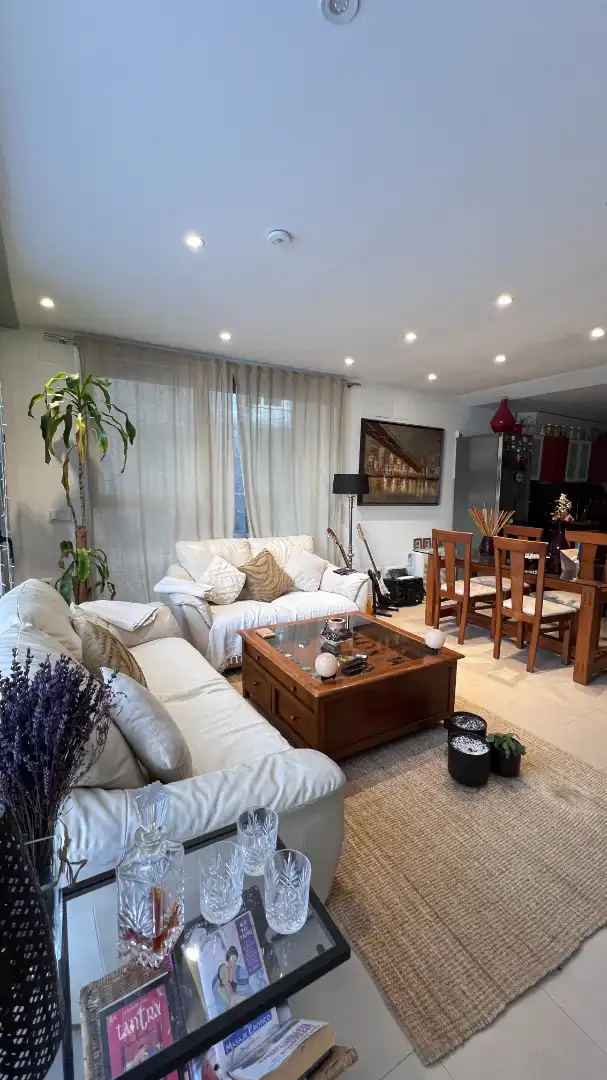 Sala d'estar de Dúplex de lloguer en  Madrid Capital amb Aire condicionat, Calefacció i Terrassa