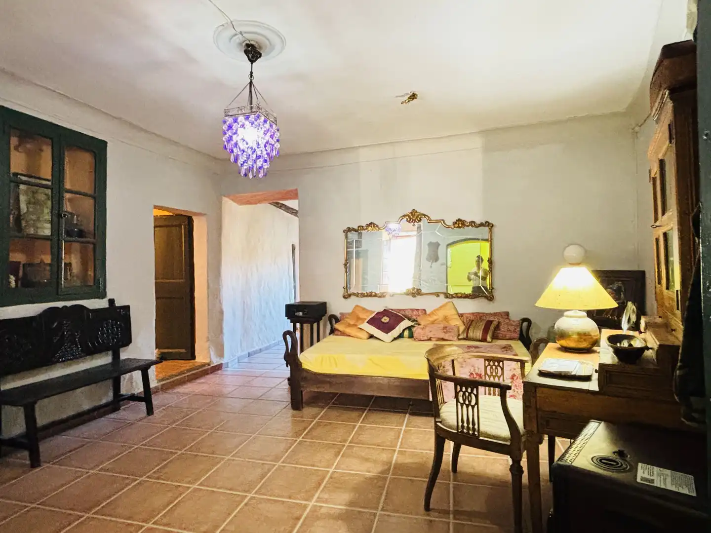Sala d'estar de Casa adosada en venda en Torrefeta i Florejacs amb Calefacció i Terrassa