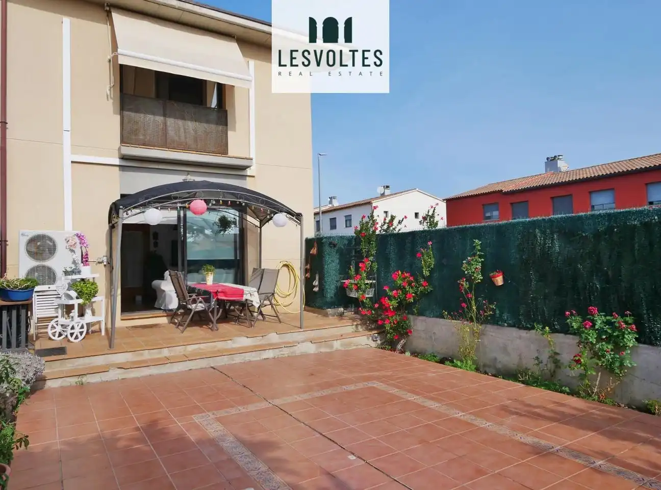 Terrassa de Casa adosada en venda en Vall-llobrega amb Calefacció, Jardí privat i Terrassa