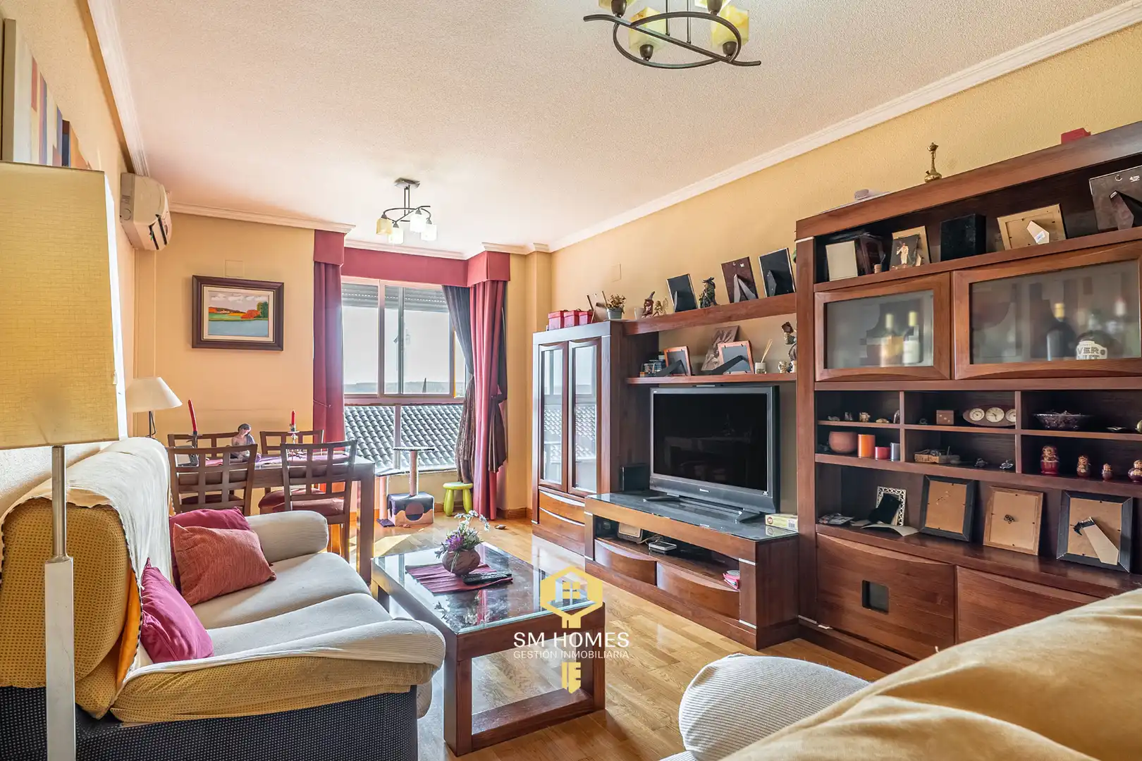 Living room of Flat for sale in Mejorada del Campo  with Air Conditioner, Heating and Storage room