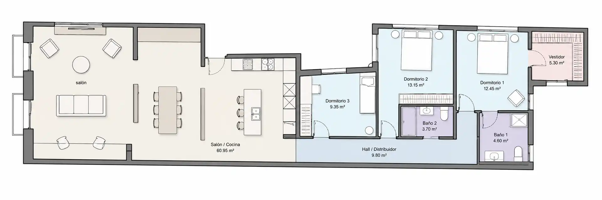 Appartement avec terrasse à vendre à Calle Tutor, imagen 22