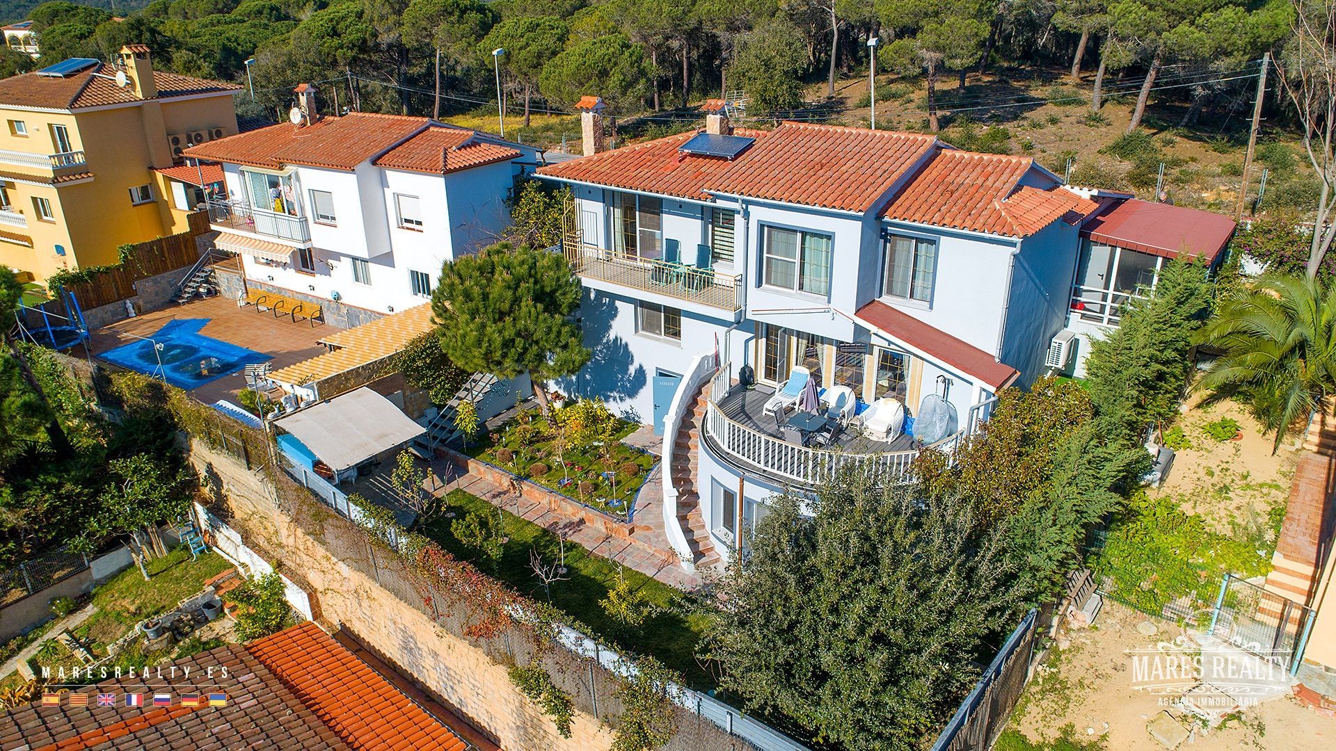 Exterior view of House or chalet for sale in Lloret de Mar  with Air Conditioner, Heating and Private garden