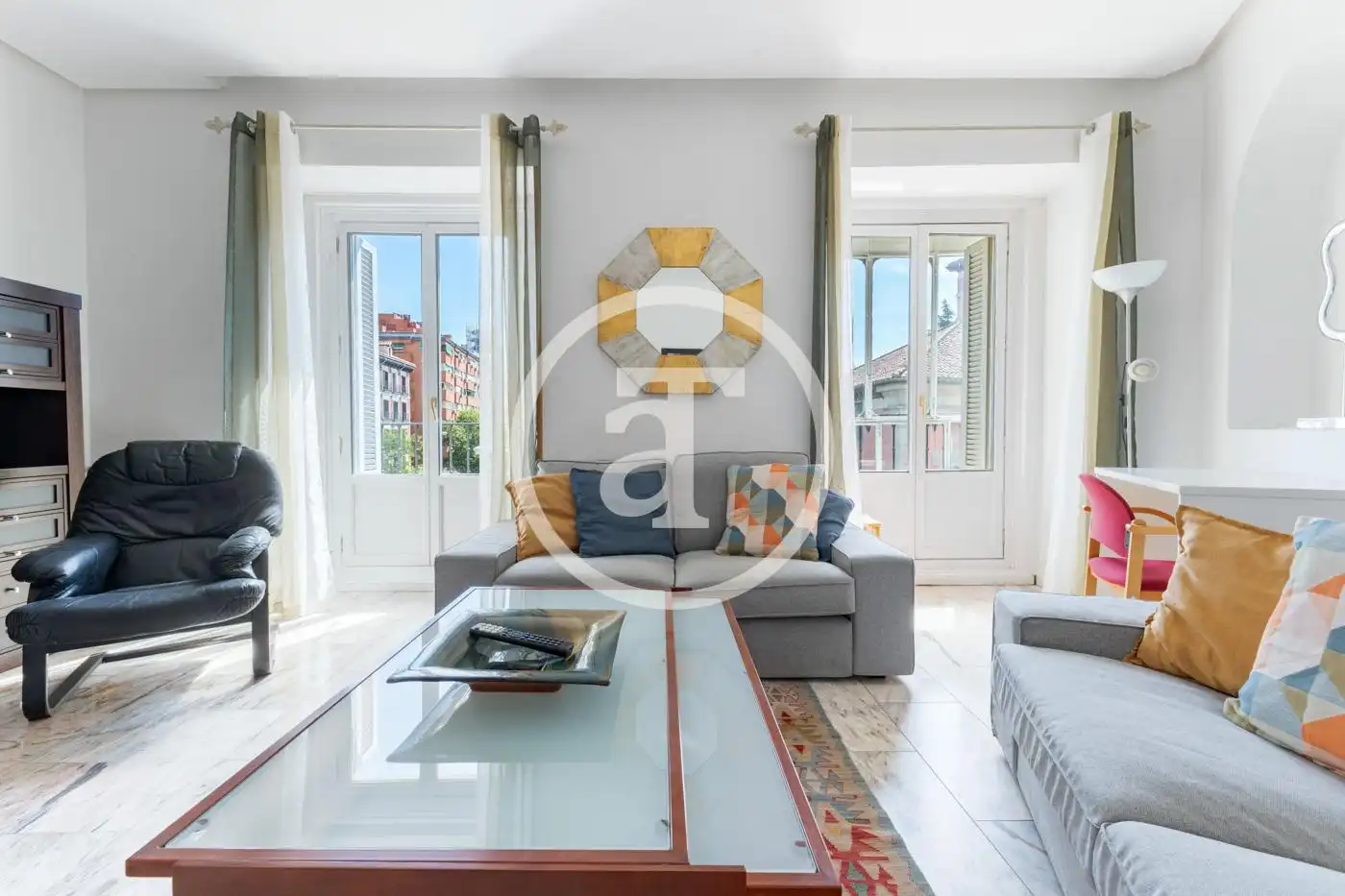Living room of Flat for rent in Centro