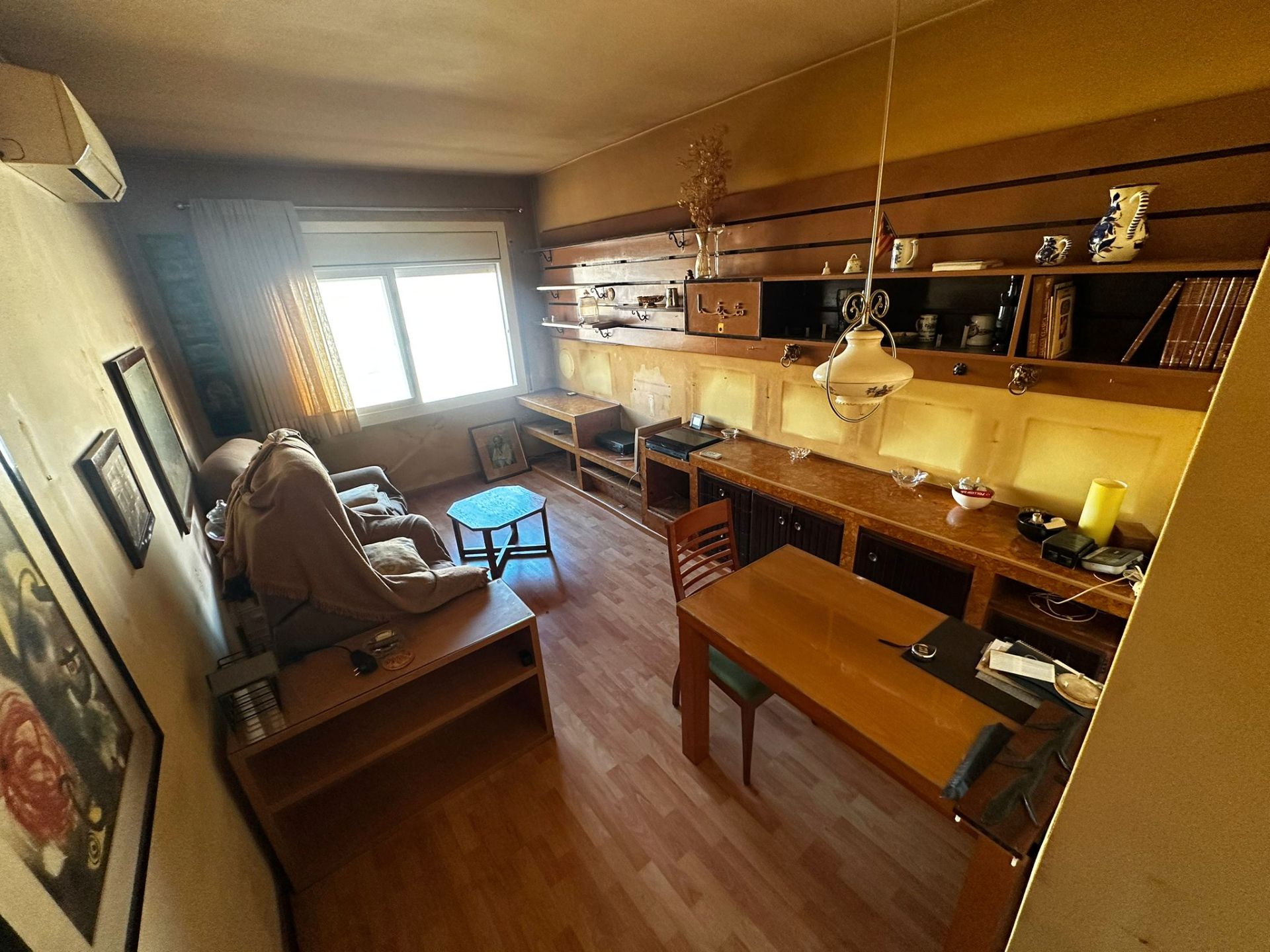 Sala d'estar de Pis en venda en  Barcelona Capital amb Aire condicionat, Calefacció i Parquet