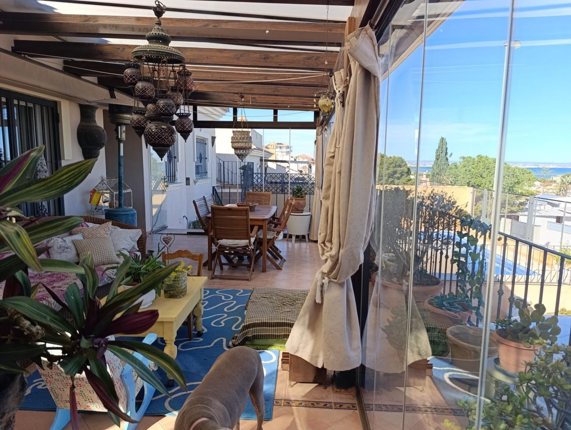 Terrace of House or chalet for sale in Cartagena  with Air Conditioner, Storage room and Swimming Pool