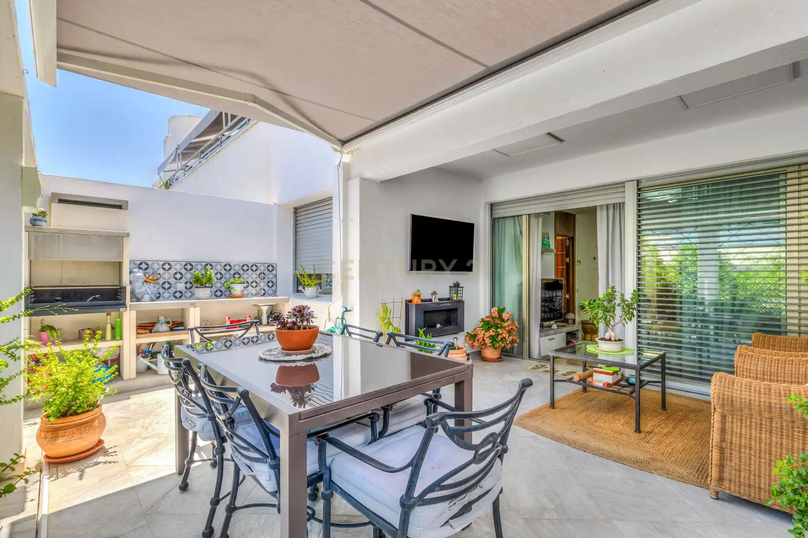 Terraza de Apartamento en venta en Mijas con Aire acondicionado, Jardín privado y Trastero