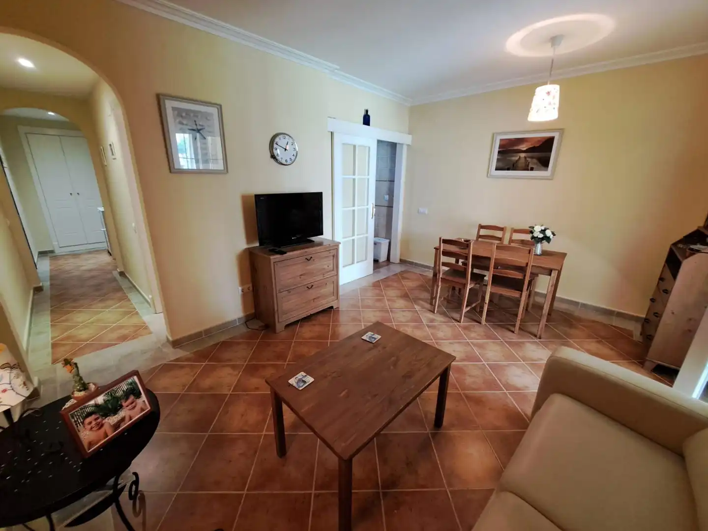Sala d'estar de Apartament en venda en Ayamonte amb Terrassa, Moblat i Balcó