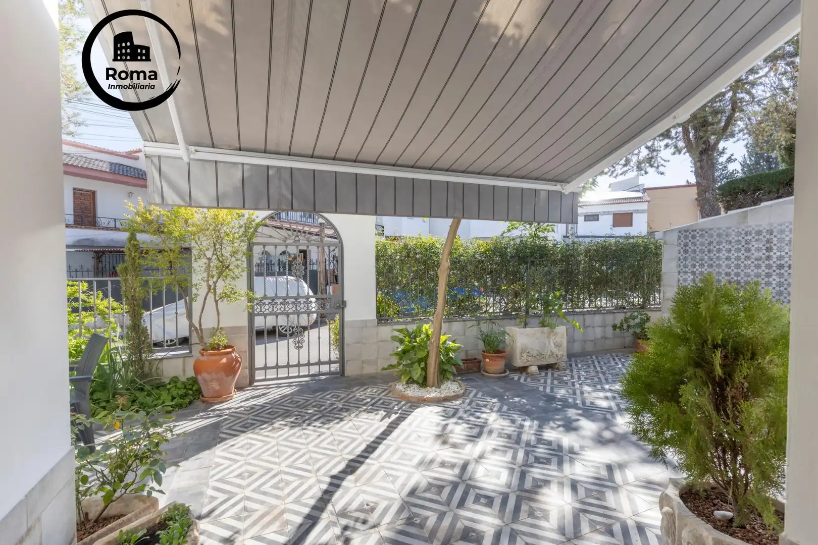 Terraza de Casa o chalet en venta en Albolote con Aire acondicionado, Calefacción y Jardín privado