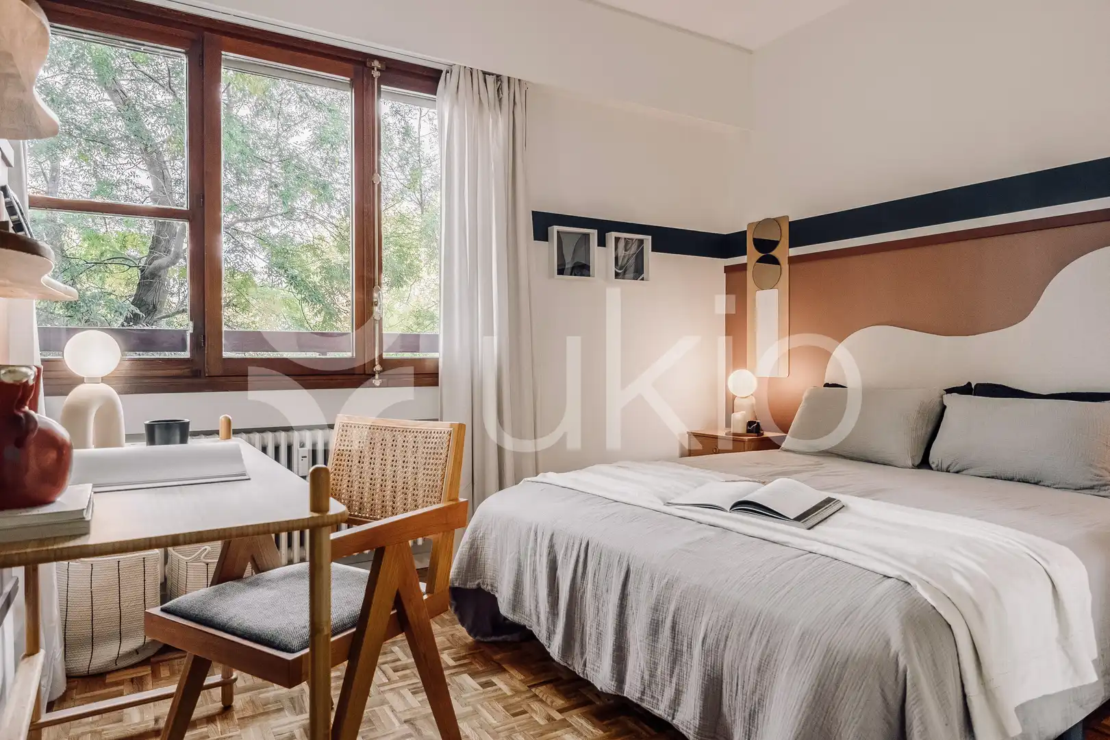 Bedroom of Apartments for rent in Madrid  with Air Conditioner, Heating and Terrace