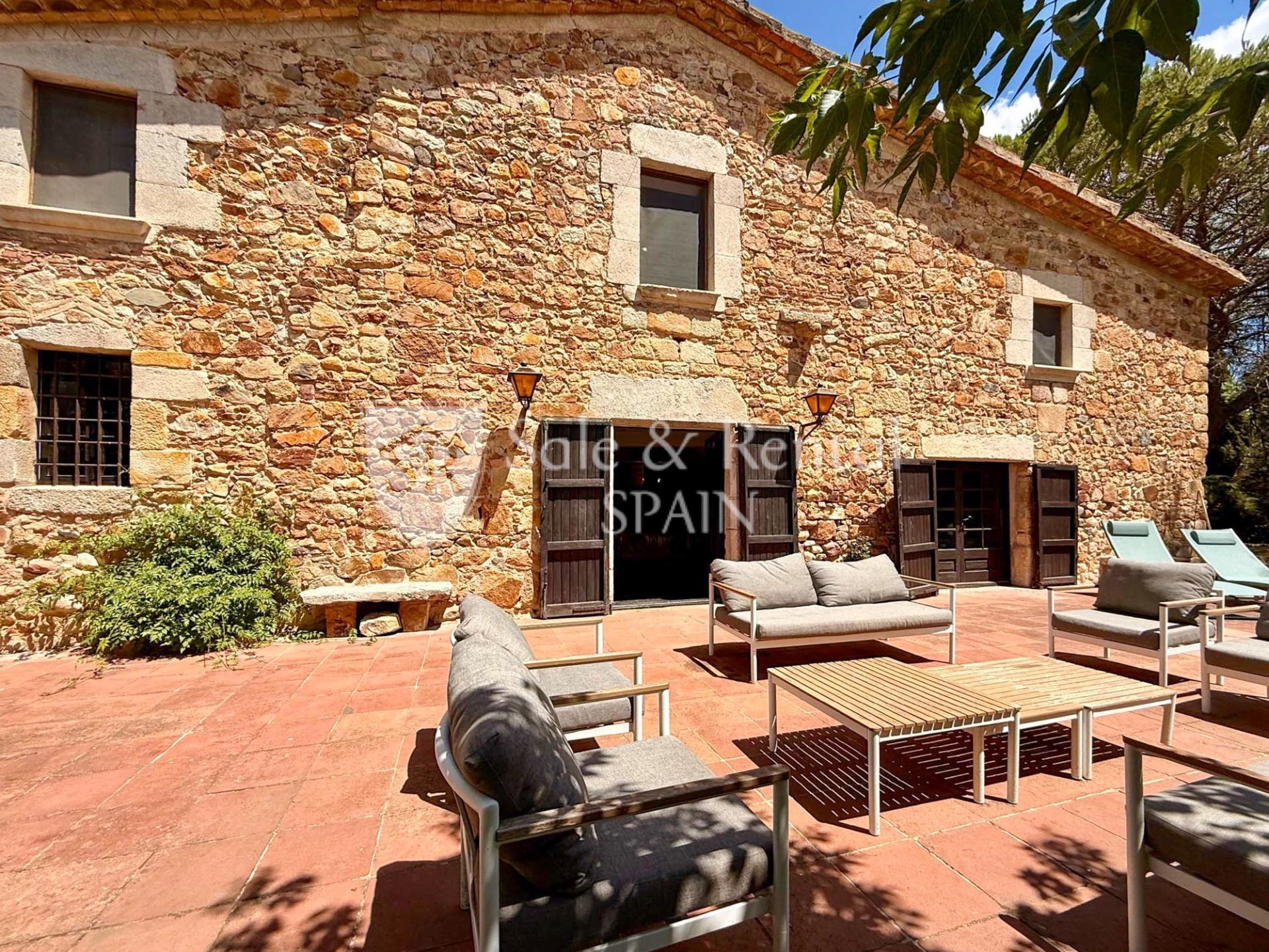 Terrassa de Casa o xalet en venda en Llagostera amb Calefacció, Jardí privat i Traster
