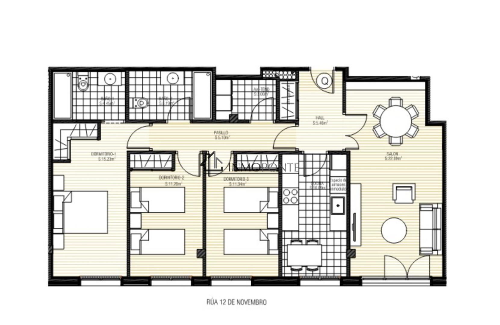 Flat for sale in Pontevedra Capital 