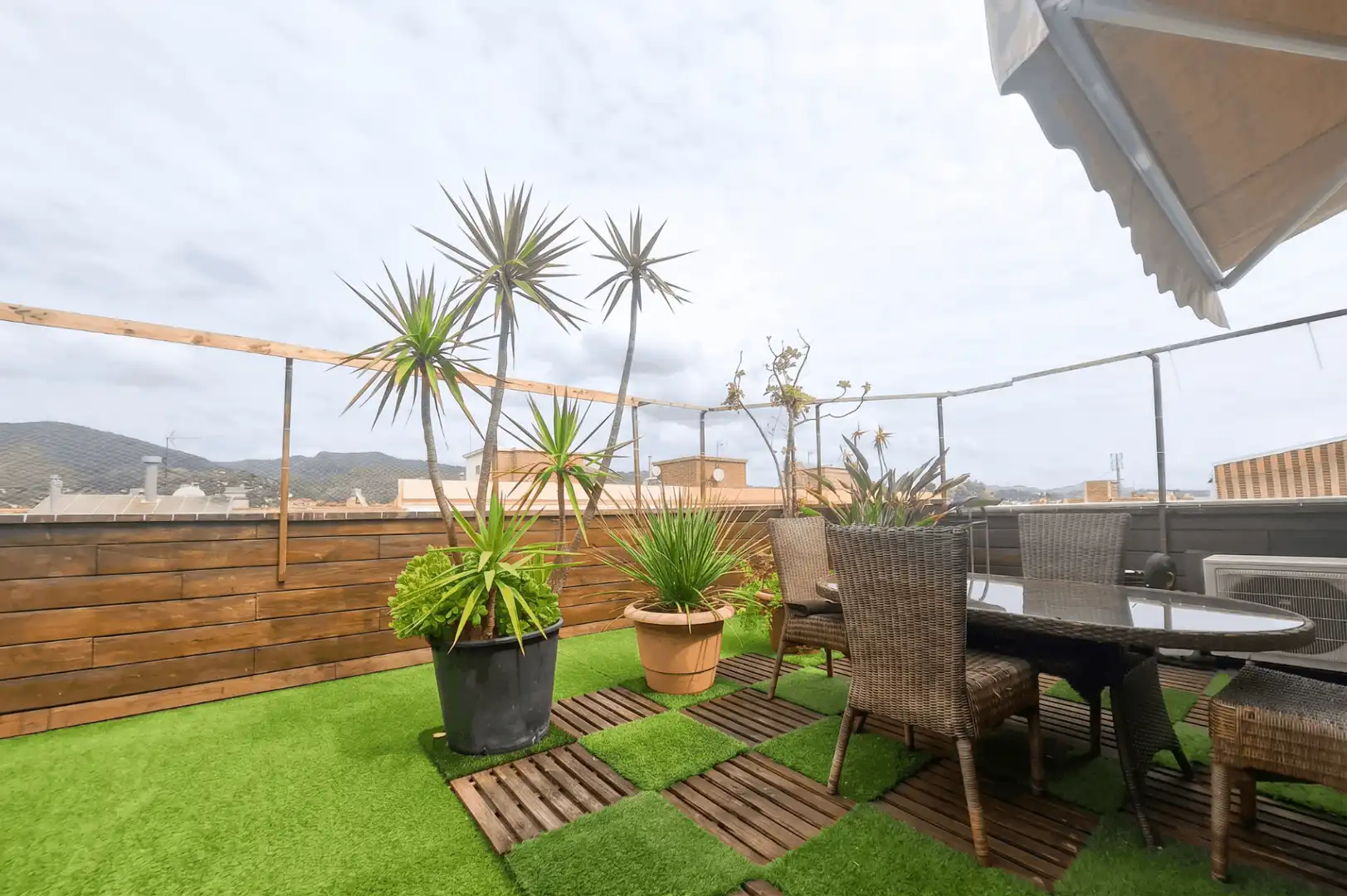 Terrace of Flat for sale in Castelldefels  with Air Conditioner, Heating and Parquet flooring
