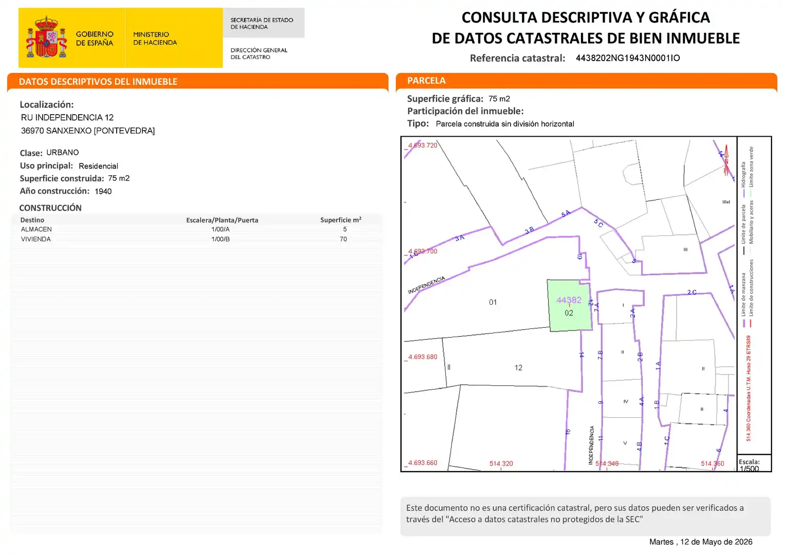 Außenansicht von Residential zum Verkauf in Sanxenxo