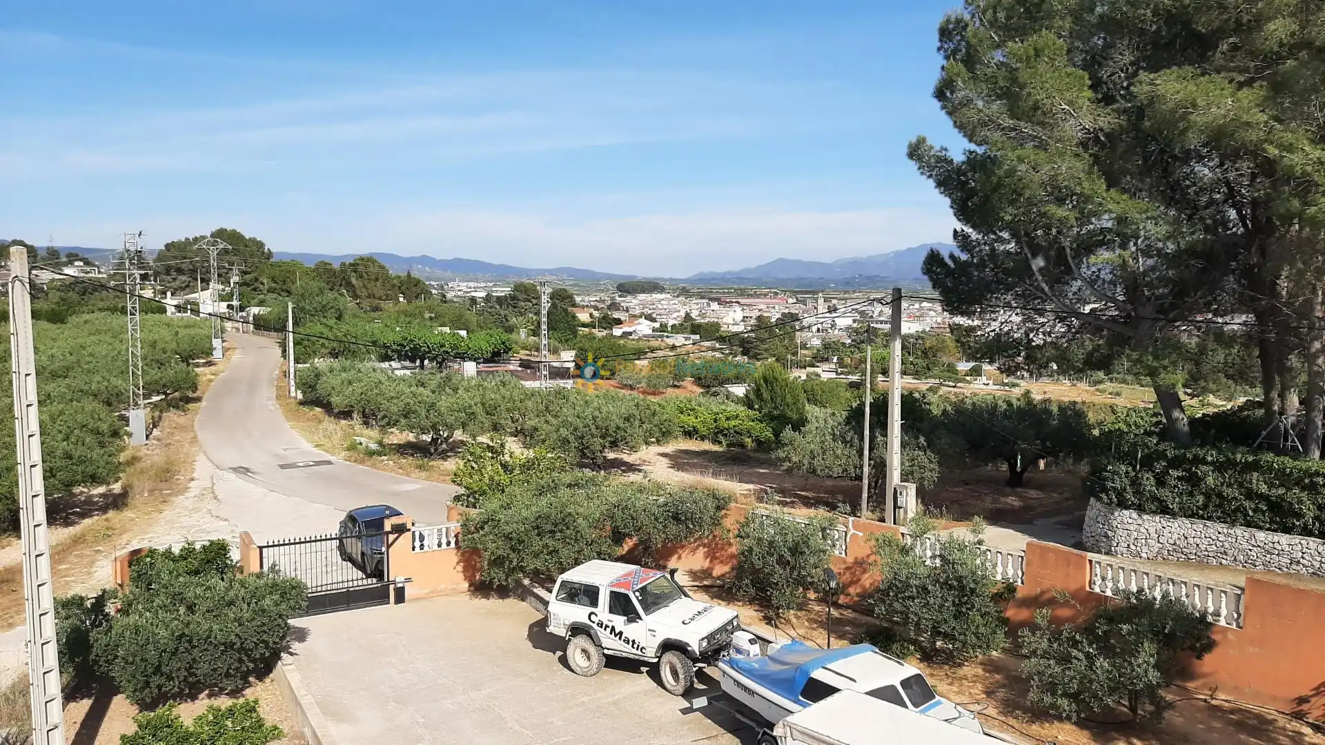 Vista exterior de Casa o chalet en venta en Benigànim con Aire acondicionado, Jardín privado y Terraza