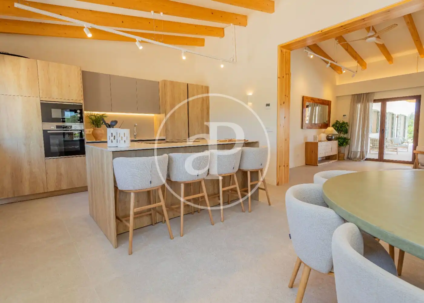 Kitchen of Houses for rent in Campos  with Air Conditioner, Heating and Private garden