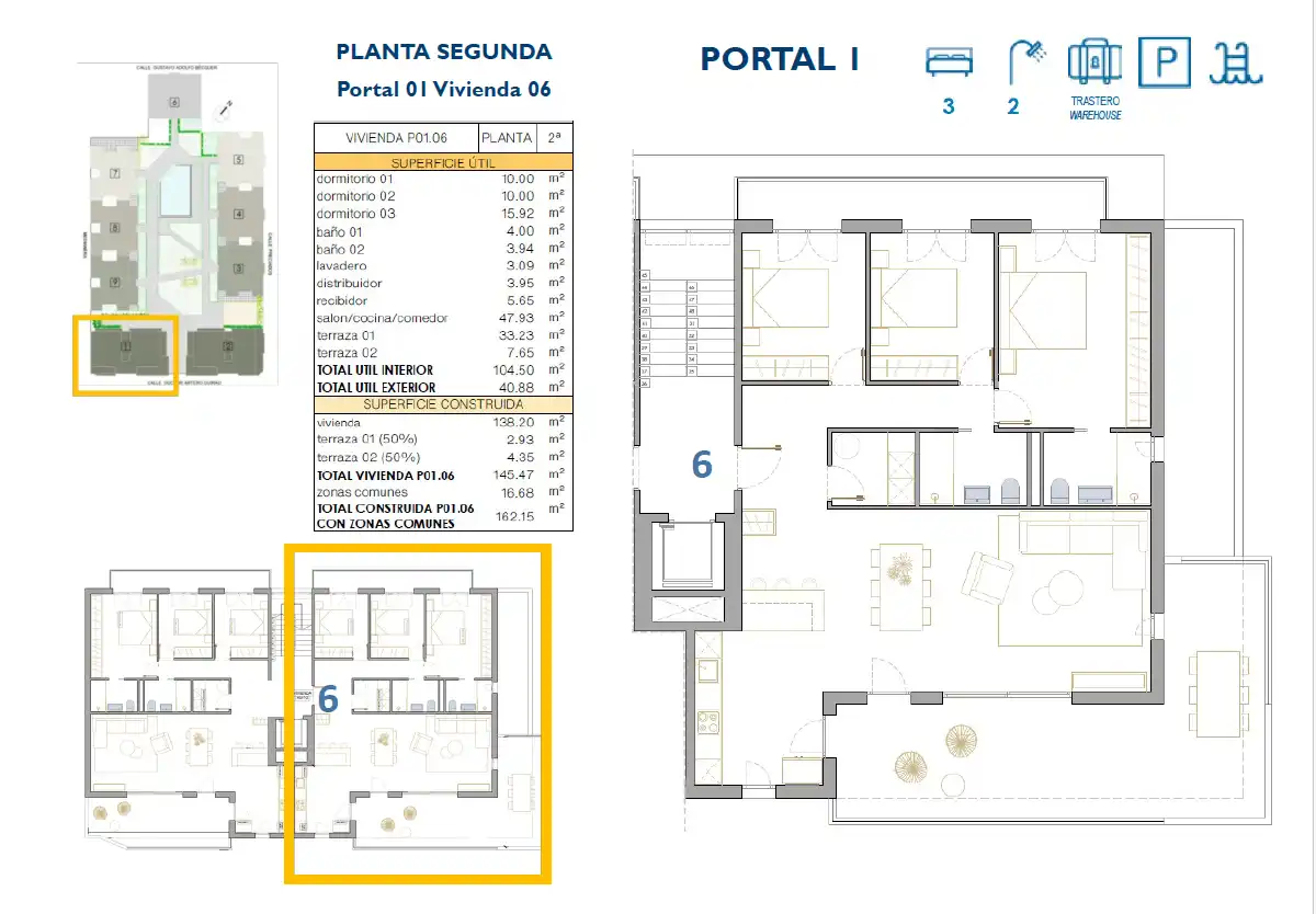 Appartement compact avec piscine à vendre à San Pedro del Pinatar, imagen 22