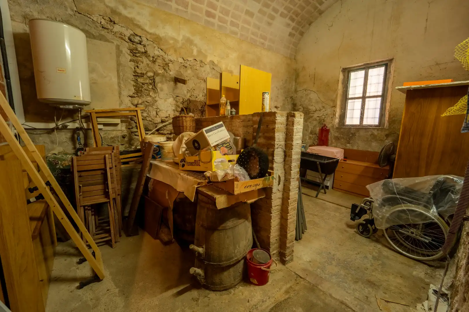 Cocina de Finca rústica en venta en Pontós con Jardín privado, Terraza y Trastero