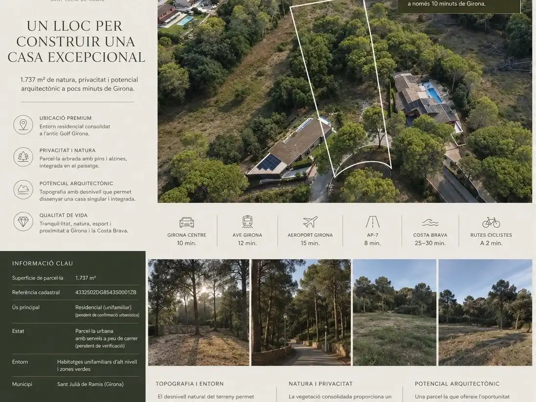 Terreny residencial en venda a Carrer Morbey 101