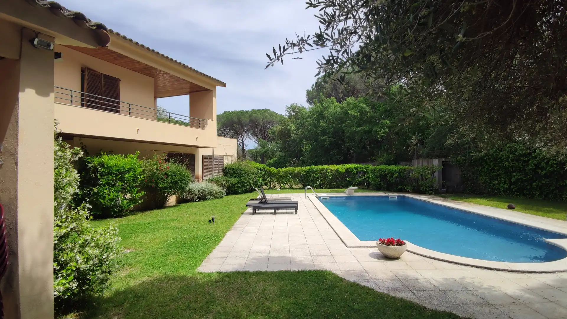 Jardí de Finca rústica en venda en Santa Cristina d'Aro amb Calefacció, Jardí privat i Terrassa