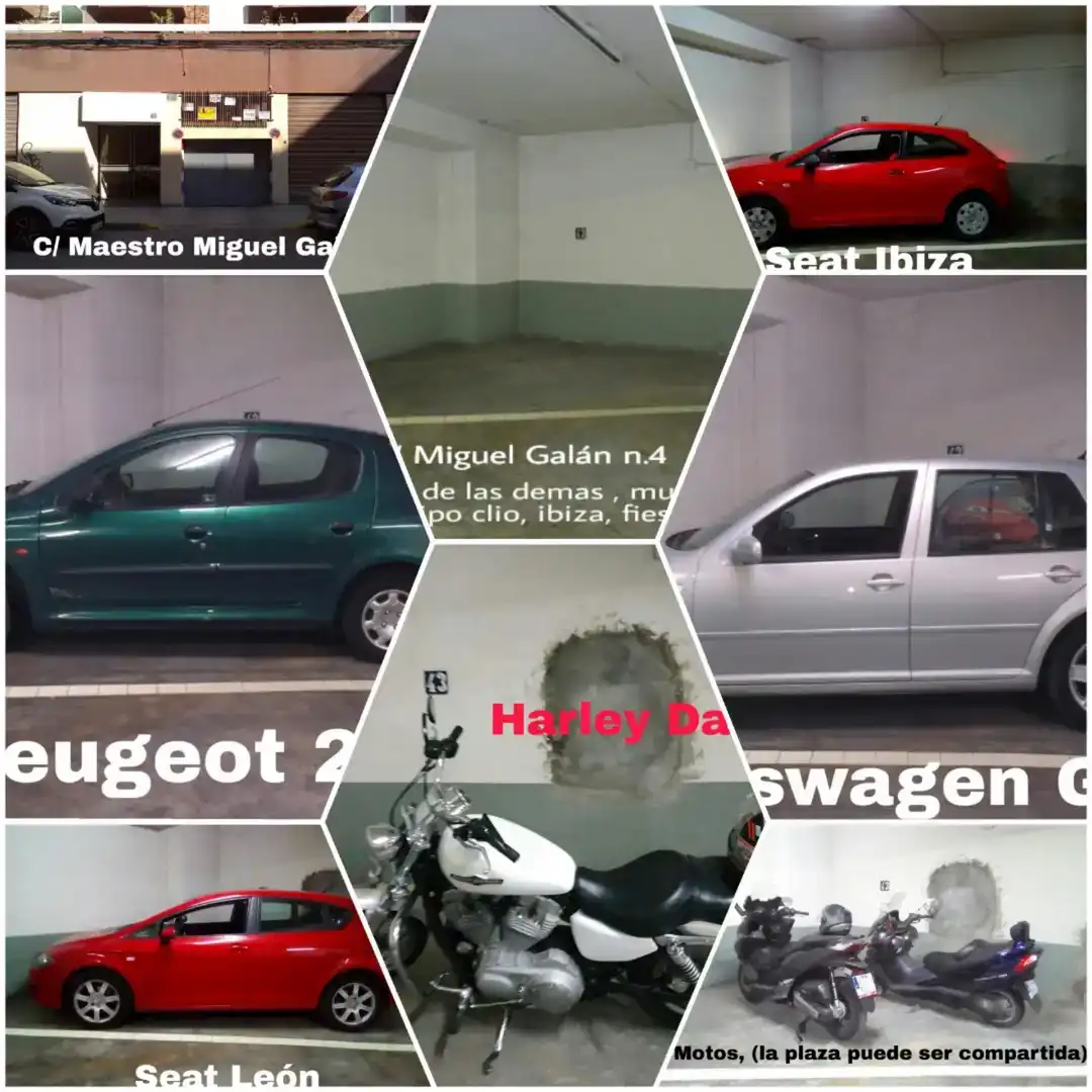Parking de Garaje de alquiler en Valencia