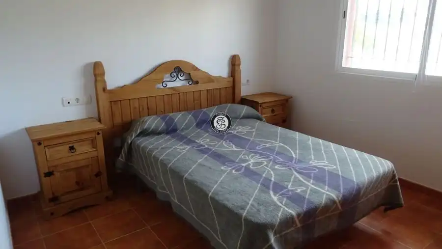 Dormitori de Finca rústica en venda en Lorca amb Jardí privat, Terrassa i Moblat